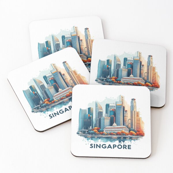 Item preview, Singapore Watercolor designed and sold by PaintMeWorld.