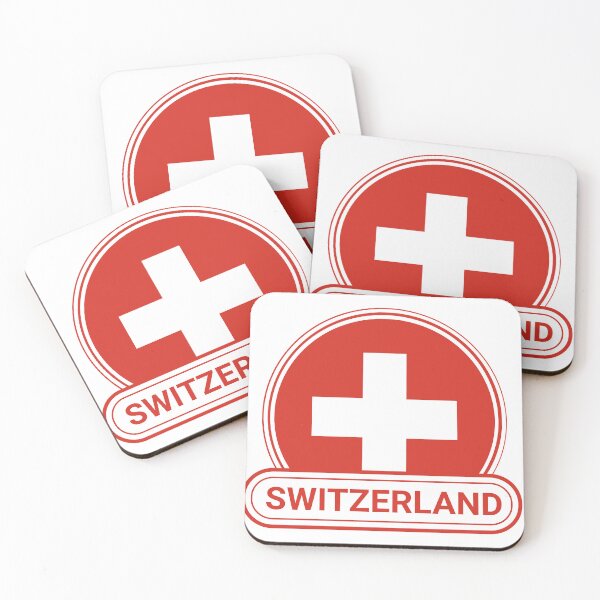 Item preview, Switzerland Country Badge - Switzerland Flag designed and sold by chrisrivait.