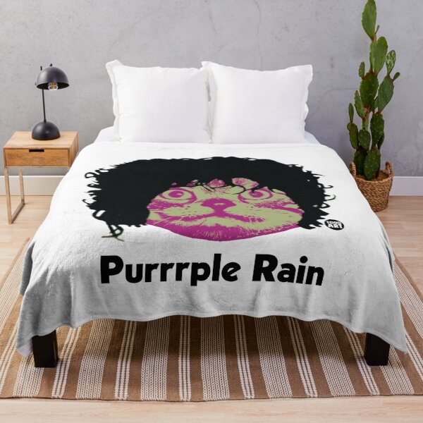 Item preview, CAT FACE PRINCE PURRRPLE RAIN designed and sold by TODD GOLDMAN.
