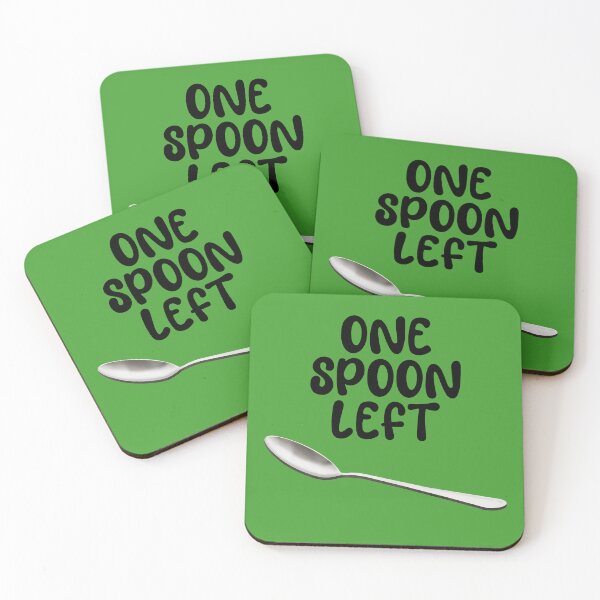 Item preview, One Spoon Left on Green designed and sold by AdventuresOy.