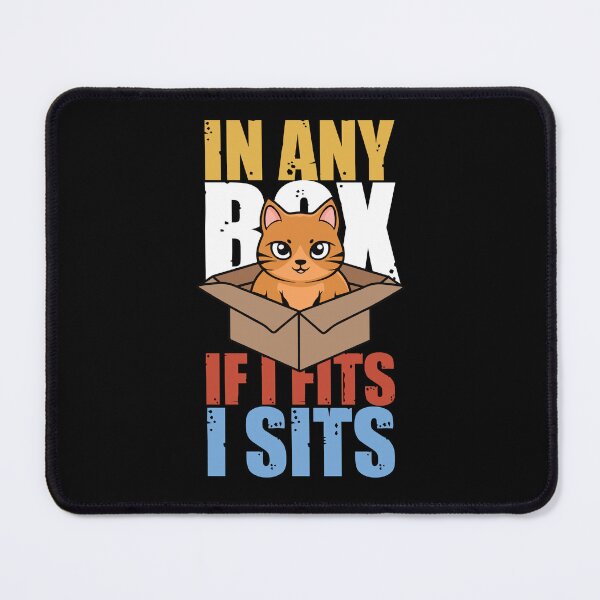 Item preview, Cat litter box and cat box sitting on cardboard box: Cat in box designed and sold by The  Knick Knack Nook.
