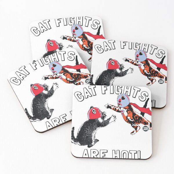 Item preview, CAT FIGHTS ARE HOT designed and sold by TODD GOLDMAN.