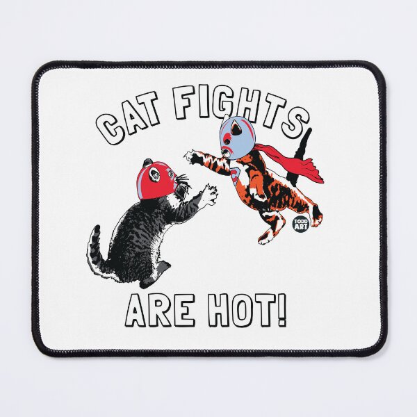Item preview, CAT FIGHTS ARE HOT designed and sold by TODD GOLDMAN.