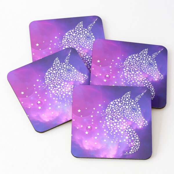 Item preview, Cute Unicorn Art, Unicorn Silhouette, Unicorn Head Fantasy Art designed and sold by haRexia.