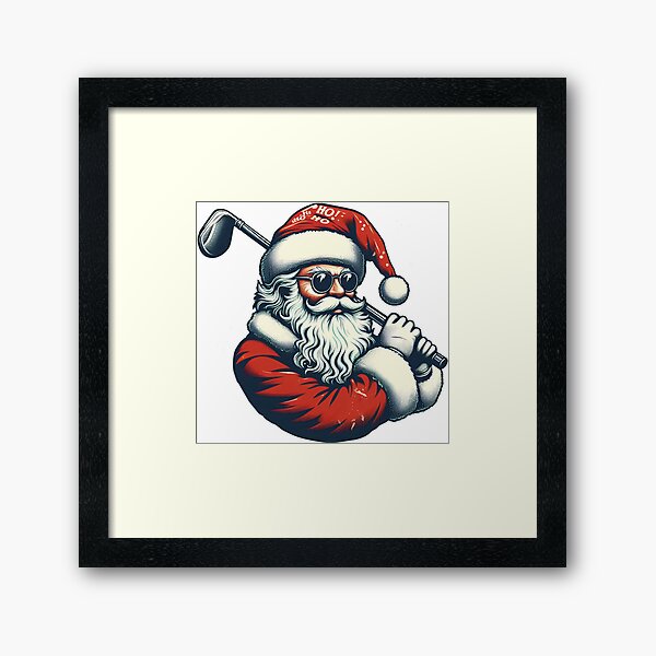 Item preview, Santa Golf Christmas designed and sold by devonclemon.