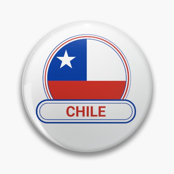 Item preview, Chile Country Badge - Chile Flag designed and sold by chrisrivait.