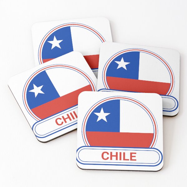 Item preview, Chile Country Badge - Chile Flag designed and sold by chrisrivait.