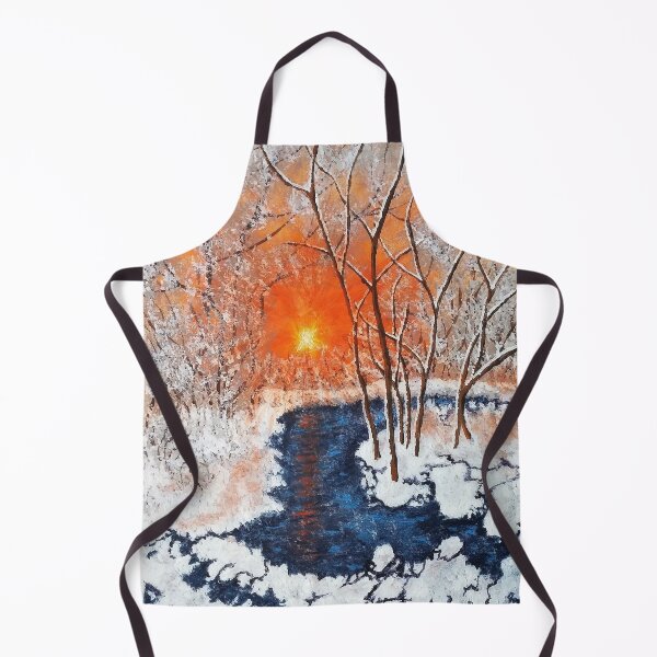 Item preview, winter landscape river sun designed and sold by janjacbu.