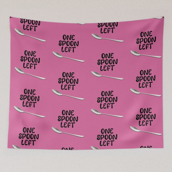 Item preview, One Spoon Left on Pink designed and sold by AdventuresOy.