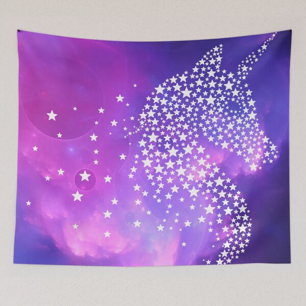 Item preview, Cute Unicorn Art, Unicorn Silhouette, Unicorn Head Fantasy Art designed and sold by haRexia.