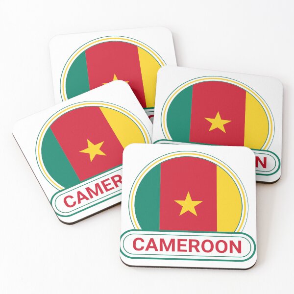 Item preview, Cameroon Country Badge - Cameroon Flag designed and sold by chrisrivait.