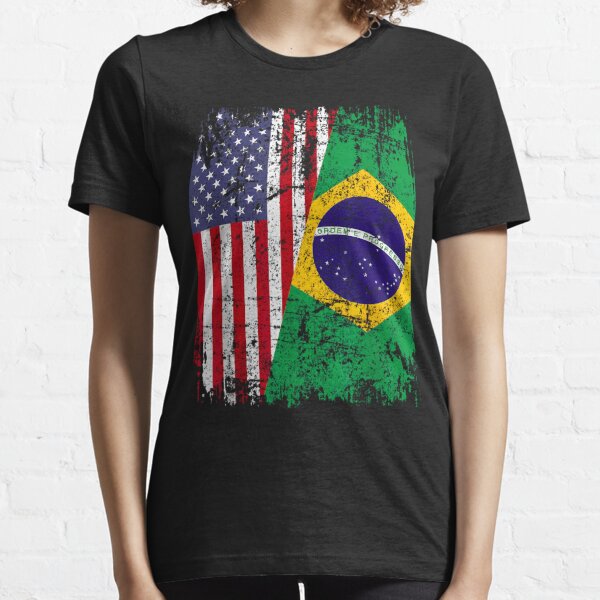 Men'S Brazil T-Shirt Brazilian Coat Of Arms Flag Tee Shirt Football Tshirt  Brasil Tee (Xx-Large Military Green)