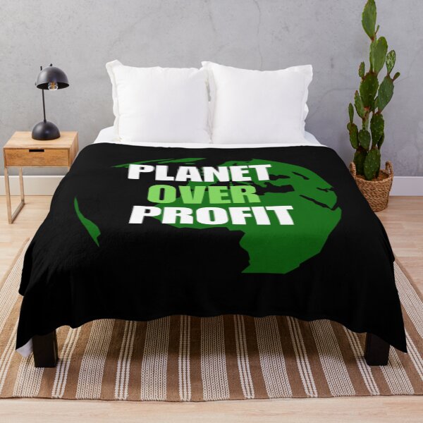 Item preview, Save Earth with Planet Over Profit Top! Activist Gift (Earth Day, Ecology, Climate Change) designed and sold by aiartzstore.
