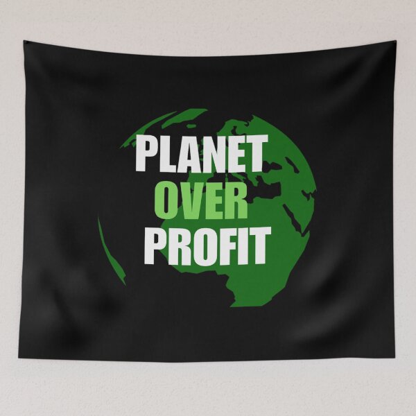 Item preview, Save Earth with Planet Over Profit Top! Activist Gift (Earth Day, Ecology, Climate Change) designed and sold by aiartzstore.