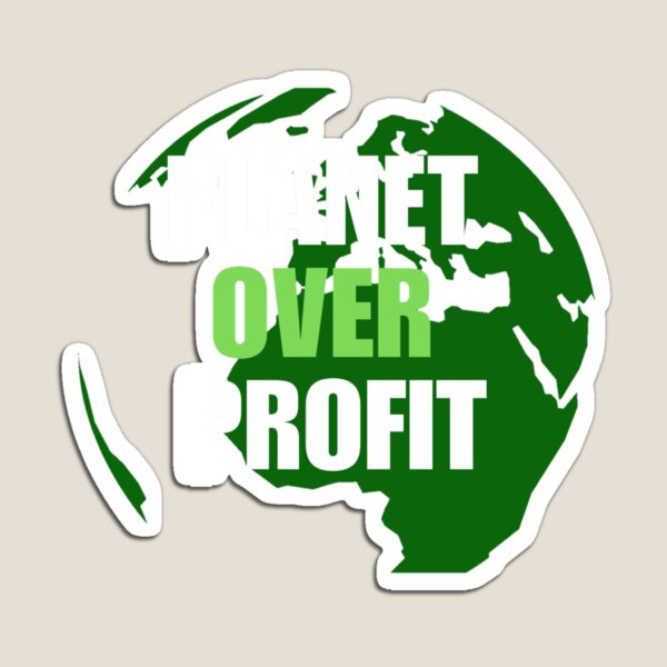 Item preview, Save Earth with Planet Over Profit Top! Activist Gift (Earth Day, Ecology, Climate Change) designed and sold by aiartzstore.
