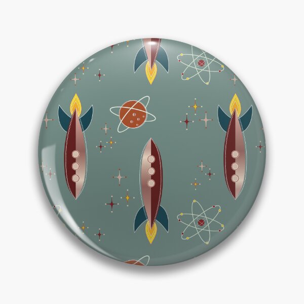 Item preview, Retro Copper Atomic Age Rockets designed and sold by HildegunStudio.