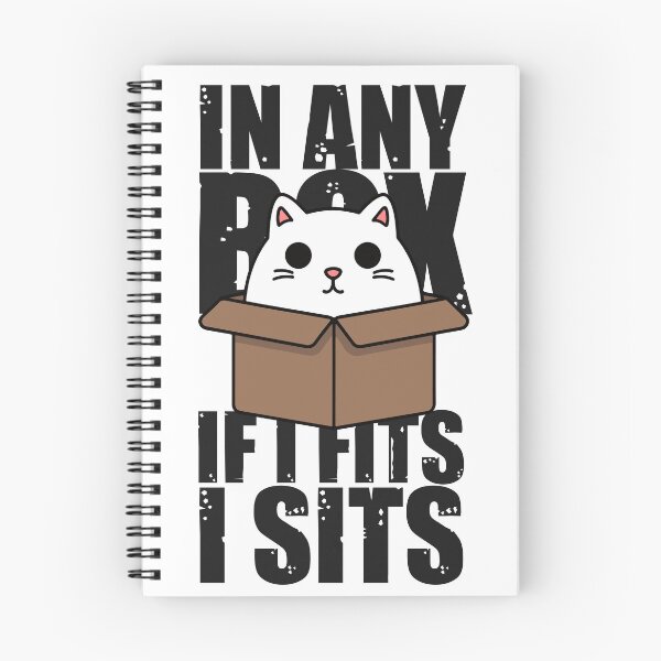 Item preview, Cat litter box and cat box sitting on cardboard box: Cat in box designed and sold by The  Knick Knack Nook.