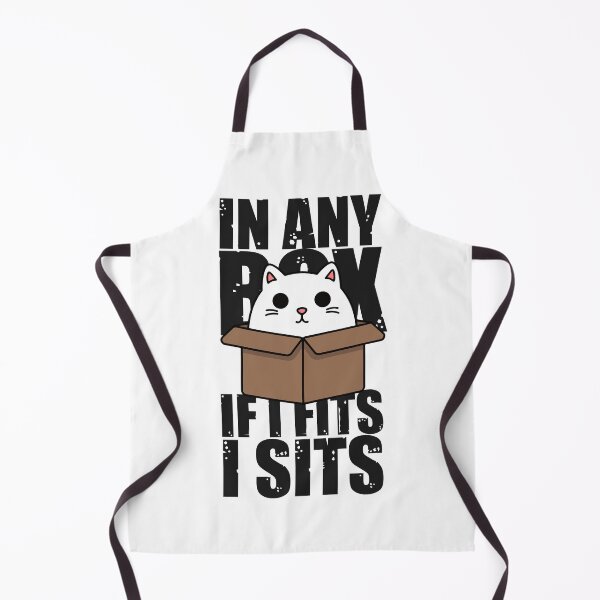 Item preview, Cat litter box and cat box sitting on cardboard box: Cat in box designed and sold by The Knick Knack Nook.