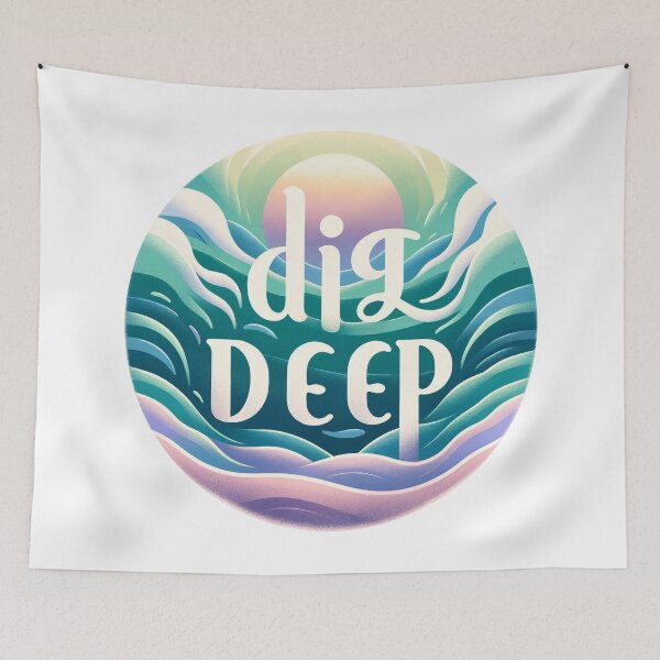 Item preview, Dig Deep (calm) designed and sold by DJALCHEMY.