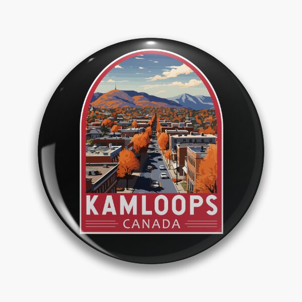 Item preview, Kamloops Canada Travel Art Emblem designed and sold by KrisSidDesigns.