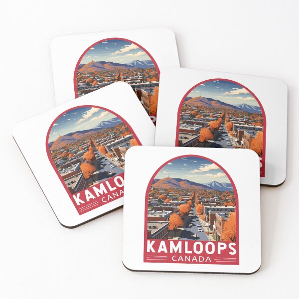 Item preview, Kamloops Canada Travel Art Emblem designed and sold by KrisSidDesigns.
