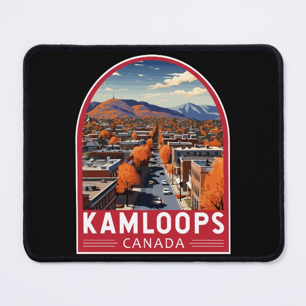 Item preview, Kamloops Canada Travel Art Emblem designed and sold by KrisSidDesigns.