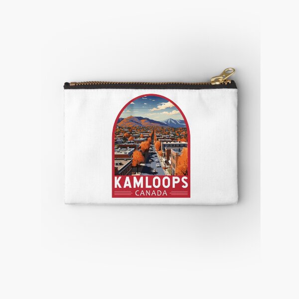 Item preview, Kamloops Canada Travel Art Emblem designed and sold by KrisSidDesigns.