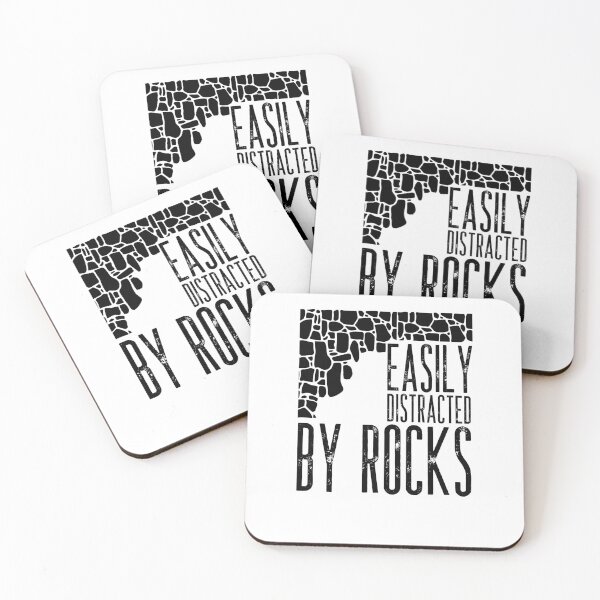 Item preview, Easily Distracted By Rocks - Geology Funny Saying designed and sold by GRABAPSHOP.