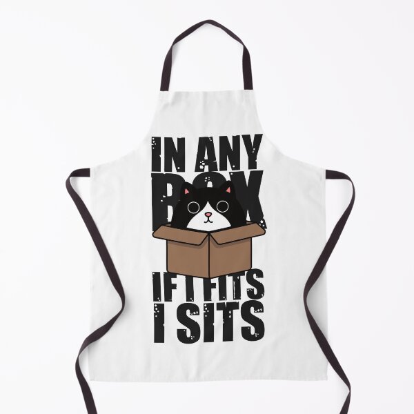 Item preview, Cat litter box and cat box sitting on cardboard box: Cat in box designed and sold by The Knick Knack Nook.