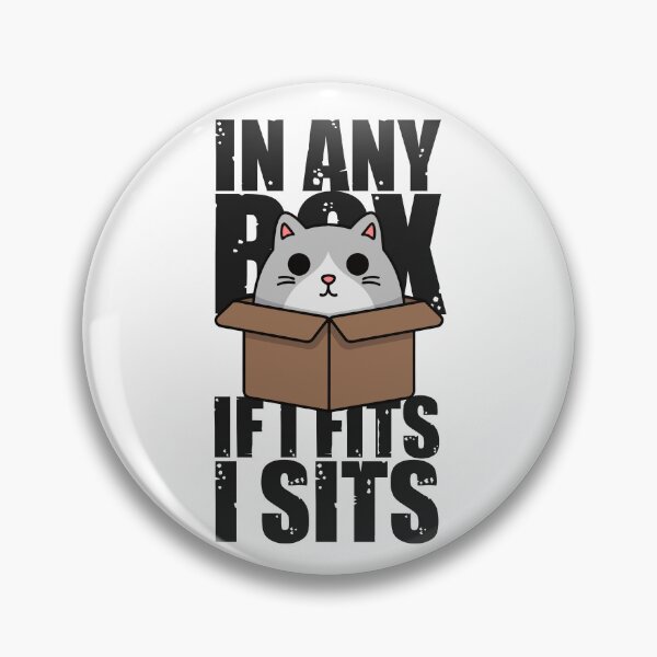 Item preview, Cat litter box and cat box sitting on cardboard box: Cat in box designed and sold by The  Knick Knack Nook.