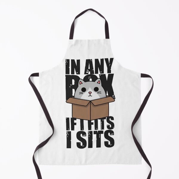 Item preview, Cat litter box and cat box sitting on cardboard box: Cat in box designed and sold by The Knick Knack Nook.