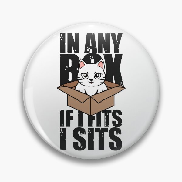Item preview, Cat litter box and cat box sitting on cardboard box: Cat in box designed and sold by The  Knick Knack Nook.