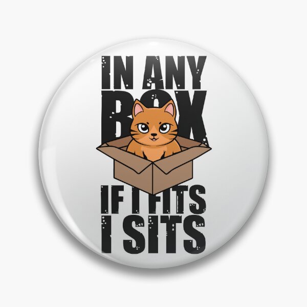 Item preview, Cat litter box and cat box sitting on cardboard box: Cat in box designed and sold by The  Knick Knack Nook.