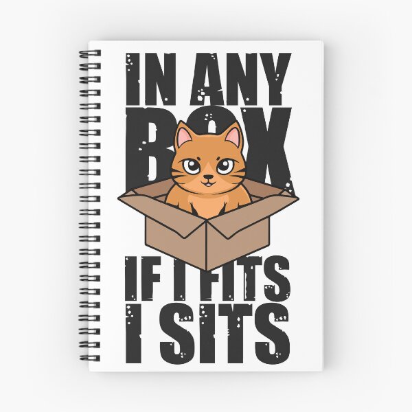 Item preview, Cat litter box and cat box sitting on cardboard box: Cat in box designed and sold by The  Knick Knack Nook.