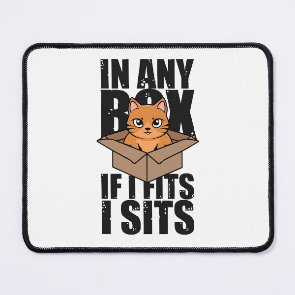 Item preview, Cat litter box and cat box sitting on cardboard box: Cat in box designed and sold by The Knick Knack Nook.