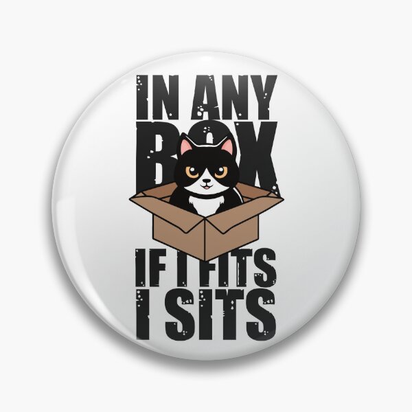 Item preview, Cat litter box and cat box sitting on cardboard box: Cat in box designed and sold by The  Knick Knack Nook.
