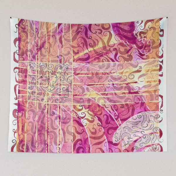 Item preview, Pink Squiggles designed and sold by katyaveleva.