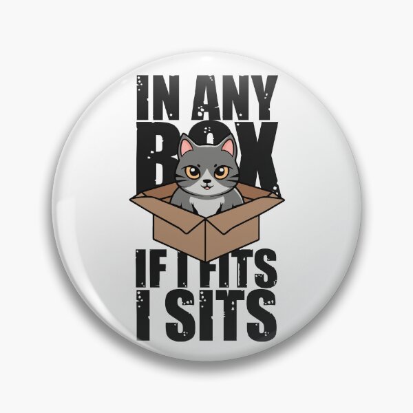 Item preview, Cat litter box and cat box sitting on cardboard box: Cat in box designed and sold by The  Knick Knack Nook.