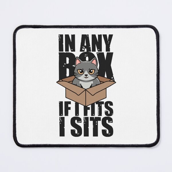 Item preview, Cat litter box and cat box sitting on cardboard box: Cat in box designed and sold by The Knick Knack Nook.