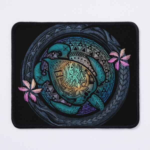 Item preview, Honu Hawaiian Tribal Tiare Turtle Badge designed and sold by sunnthreads.