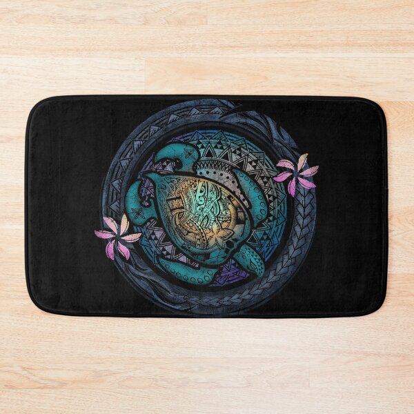 Item preview, Honu Hawaiian Tribal Tiare Turtle Badge designed and sold by sunnthreads.