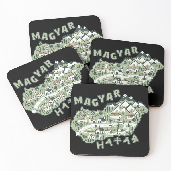 Item preview, Hungarian Map designed and sold by rwstamp.