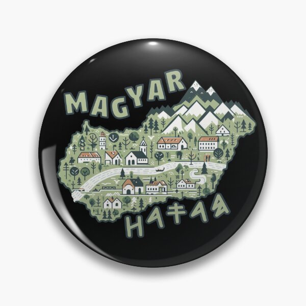 Item preview, Hungarian Map designed and sold by rwstamp.