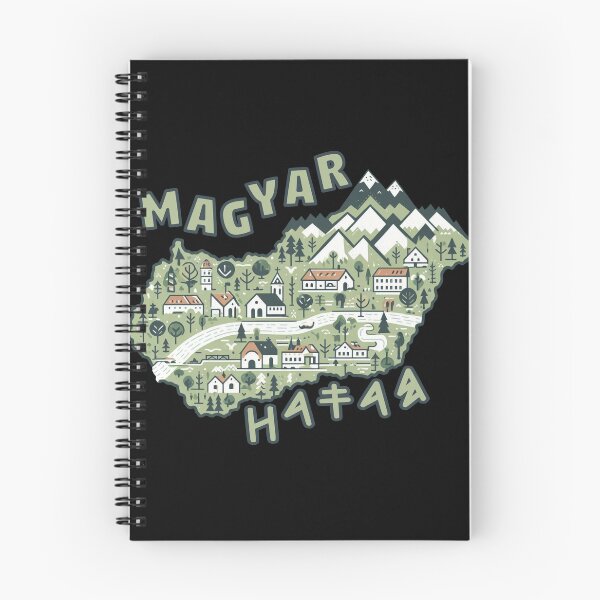 Item preview, Hungarian Map designed and sold by rwstamp.