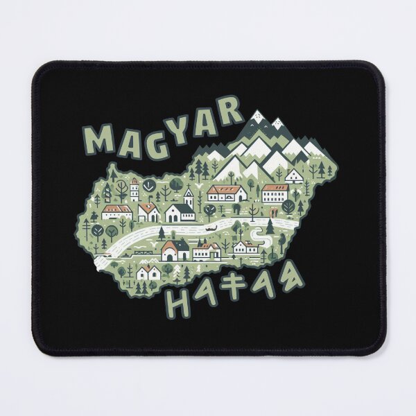 Item preview, Hungarian Map designed and sold by rwstamp.