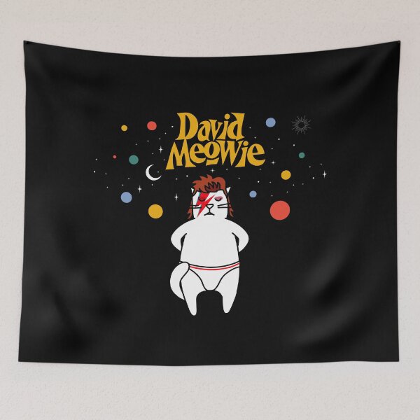 Item preview, Meowie Aladdin Sane designed and sold by marianabeldi.