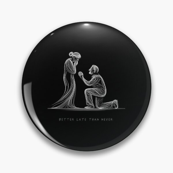 Item preview, Better Late Than Never - Line Art Proverb designed and sold by LineArtByLovi.