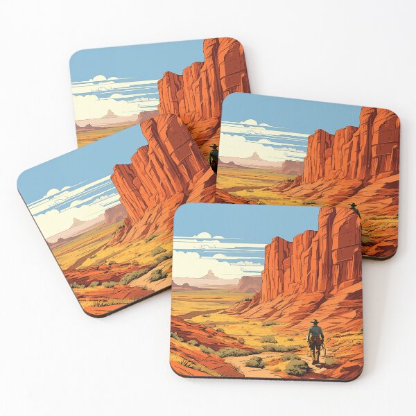 Item preview, Cowboy in the canyons  designed and sold by PricklyPeanut.