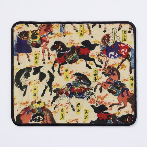 Item preview, Woodblock Print of Horses designed and sold by HistorySimple.