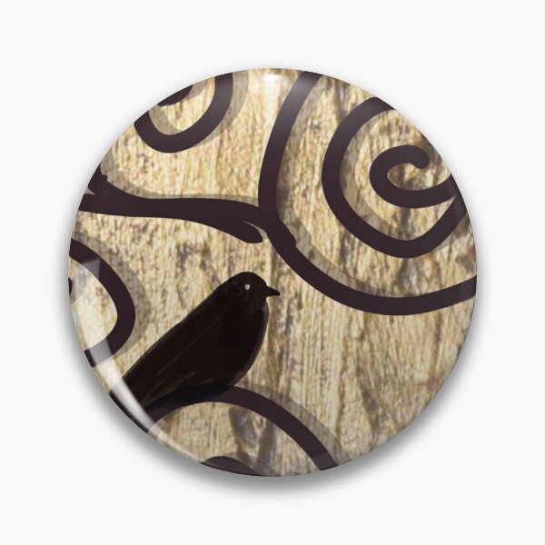 Aperçu de l'œuvre Gustav Klimt imprime des oiseaux mignons sur l'or d'automne créée et vendue par wrightsonarts.